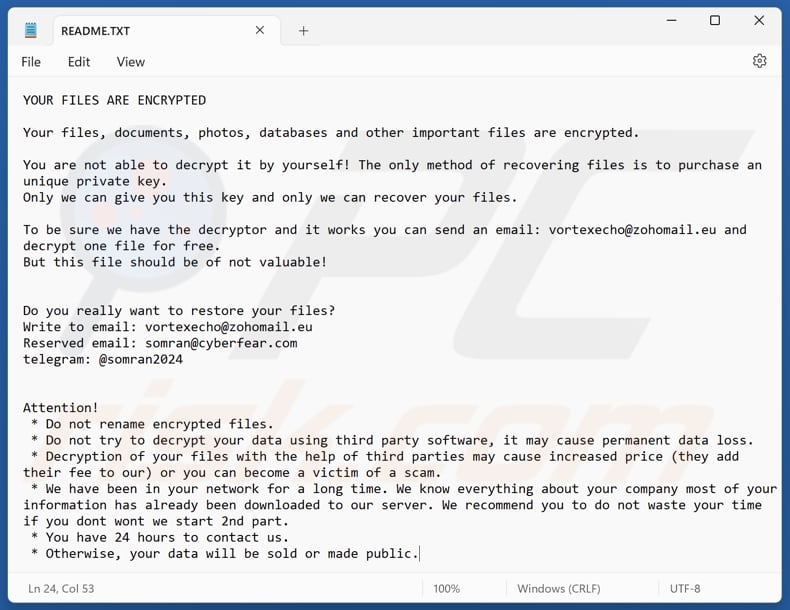 Moon ransomware Textdatei (README.txt)