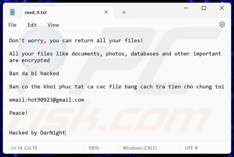 DarkN1ght ransomware Textdatei (read_it.txt)