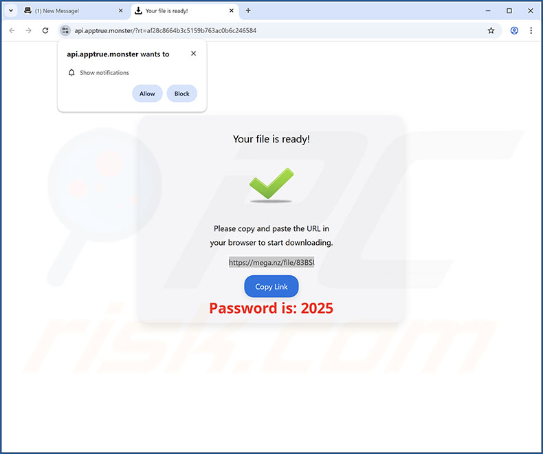 Website, die für die PUA Crowq Utils Sol wirbt (apptrue[.]monster)