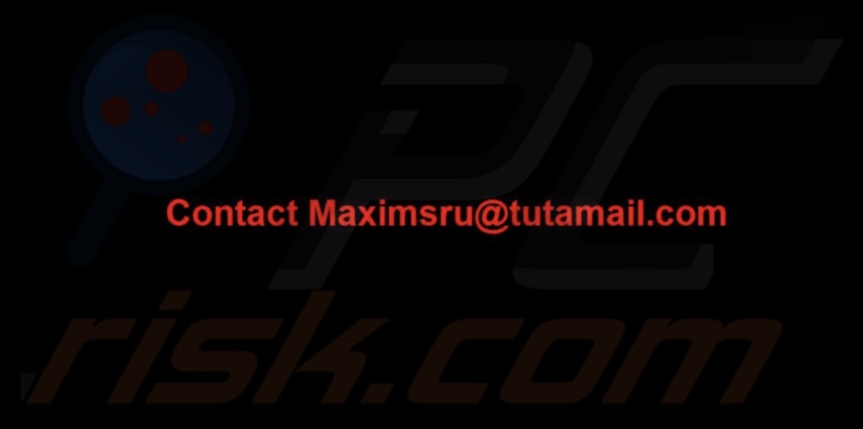 Maximsru ransomware Hintergrundbild
