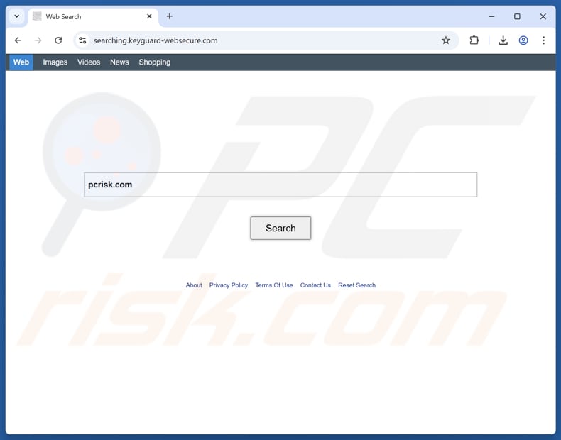 keyguard-websecure.com browser hijacker