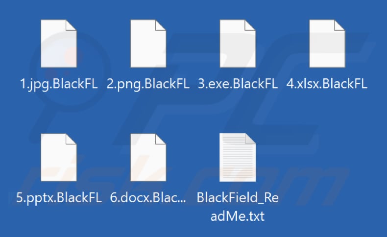 Durch BlackFL-Ransomware verschlüsselte Dateien (.BlackFL-Erweiterung)
