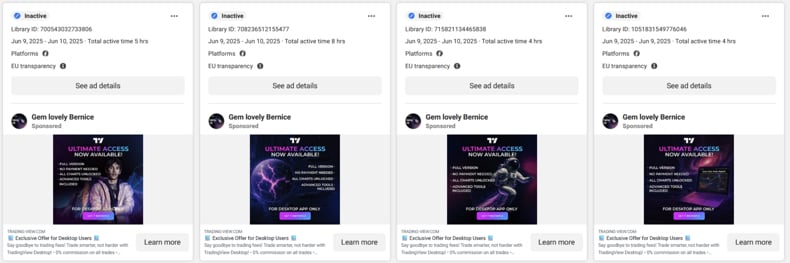 JSCEAL Malware bösartige Anzeigen auf Facebook (Quelle: checkpoint.com)