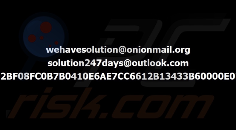 SolutionWeHave Ransomware Hintergrundbild