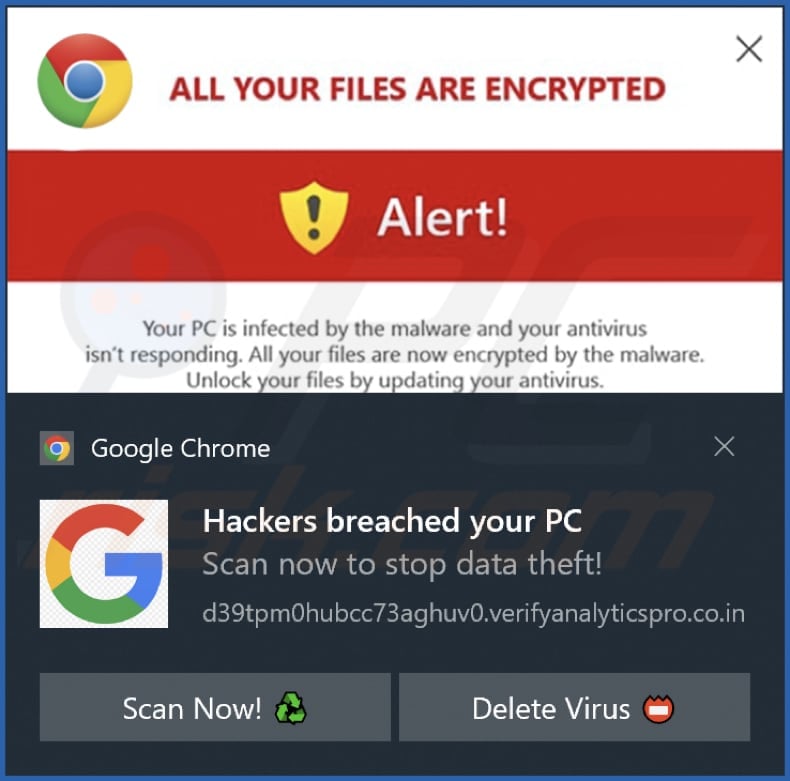 Meldung von verifyanalyticspro.co[.]in
