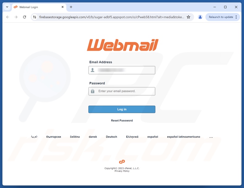 Ihre Kontozugriffsberechtigung muss erneut bestätigt werden – Betrugs E-Mail bewirbt Phishing-Website