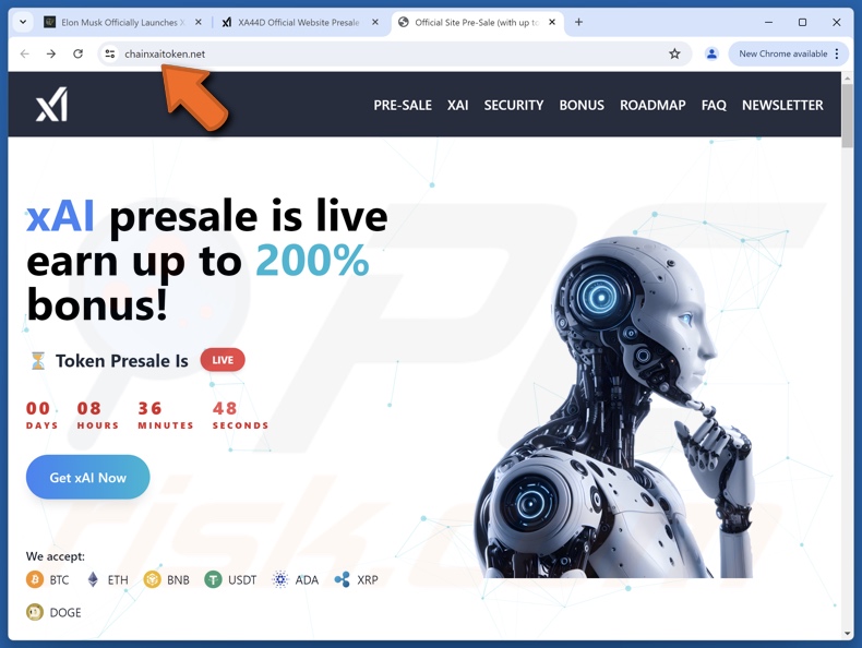 xAI Token Launch Betrug