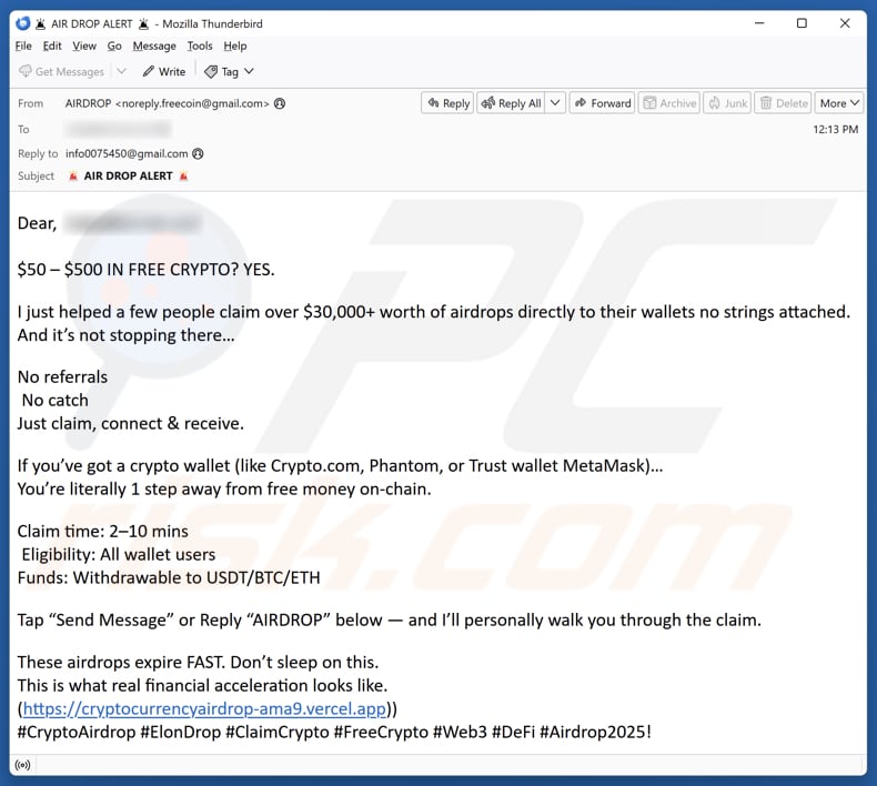 Betrügerischer Promoter des gefälschten Blockchain-Tresor-Protokolls