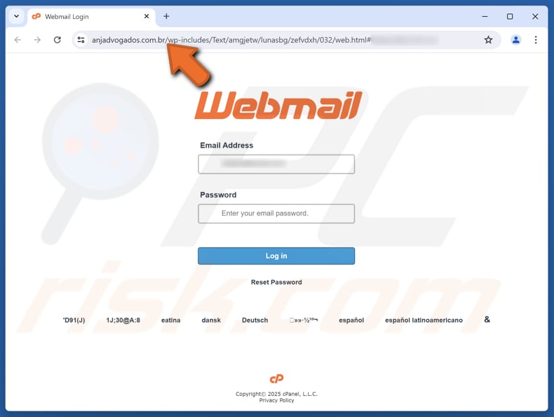 Final Notice - Complete Verification Email Betrug gefälscht website (anjadvogados.com.br)