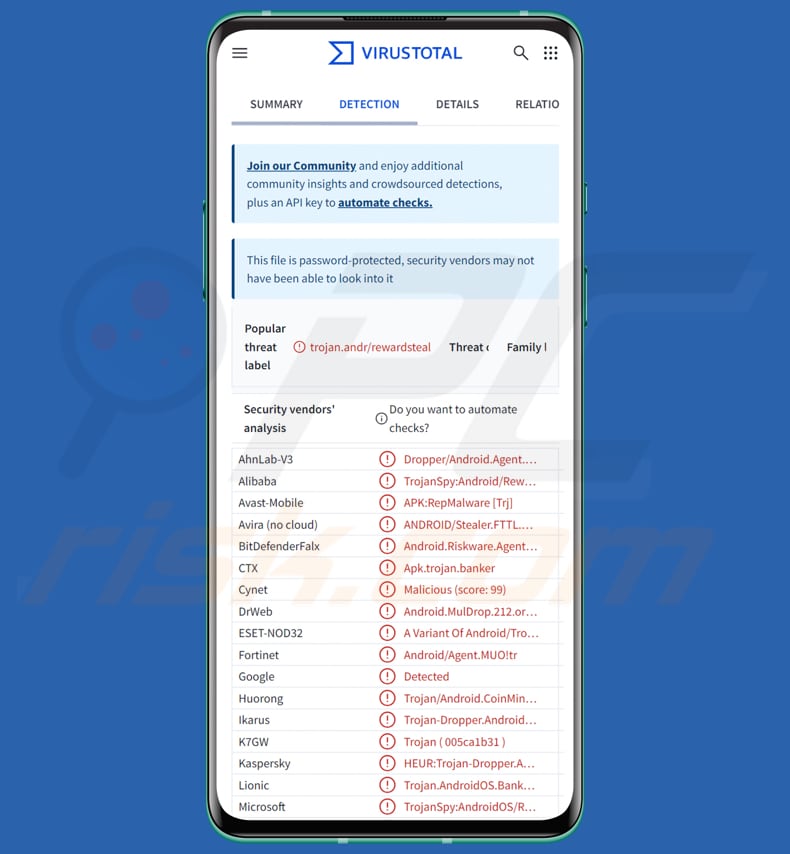 GhostGrab android malware
