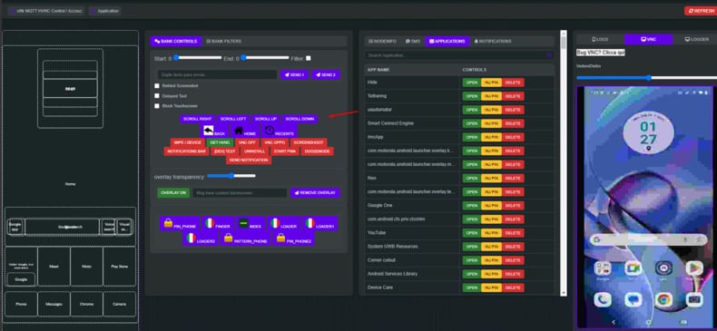 Herodotus Malware Admin-Panel (Quelle threatfabric.com)