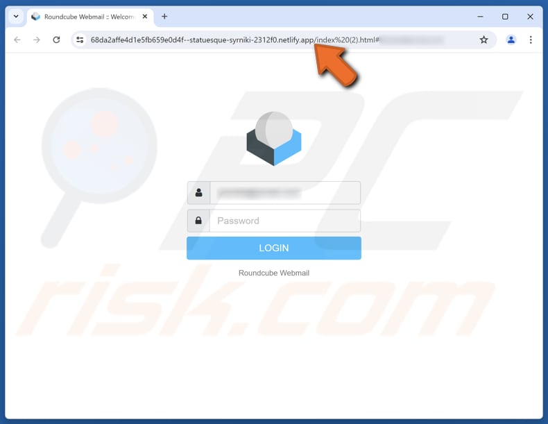 Mandatory System Upgrade Email Betrug Phishing Seite