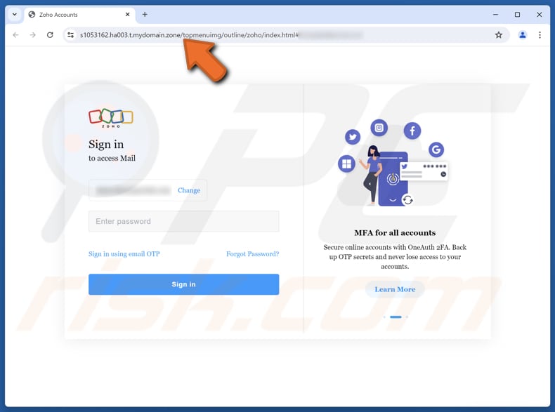 Meta Ads Critical Copyright Violations Email Betrug Phishing Seite