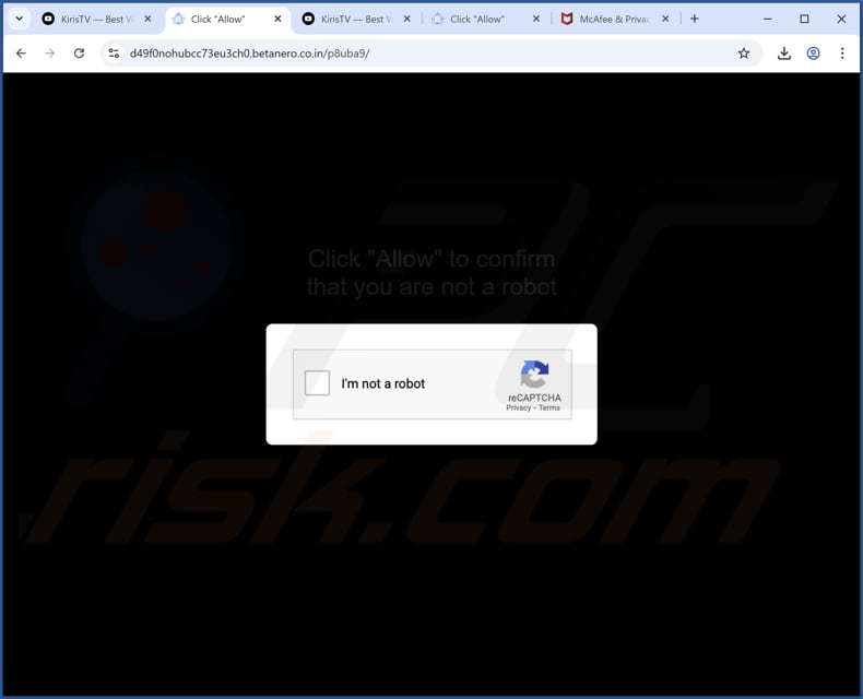 betanero.co[.]in Anzeigen