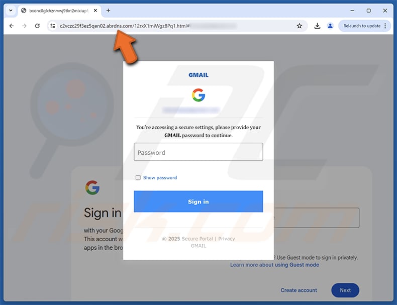 FedEx - Download Shipping Documents Email Betrug phishing Website