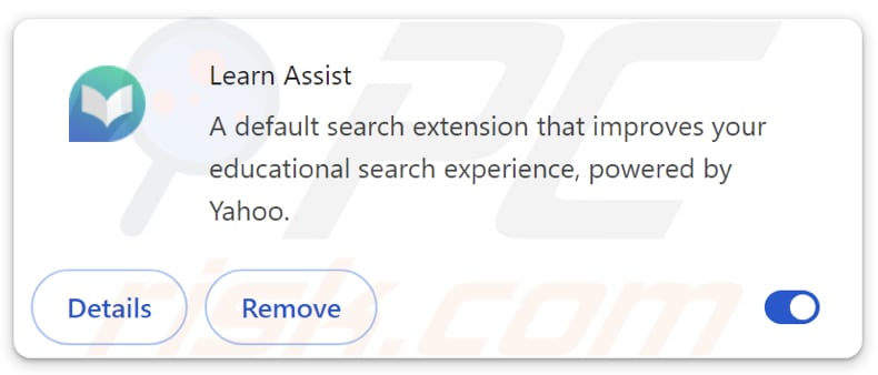 learnassistsearch.com browser hijacker