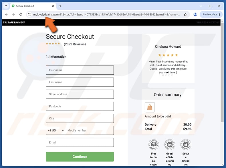 Spotify Membership Has Expired E-Mail Betrug Phishing Seite