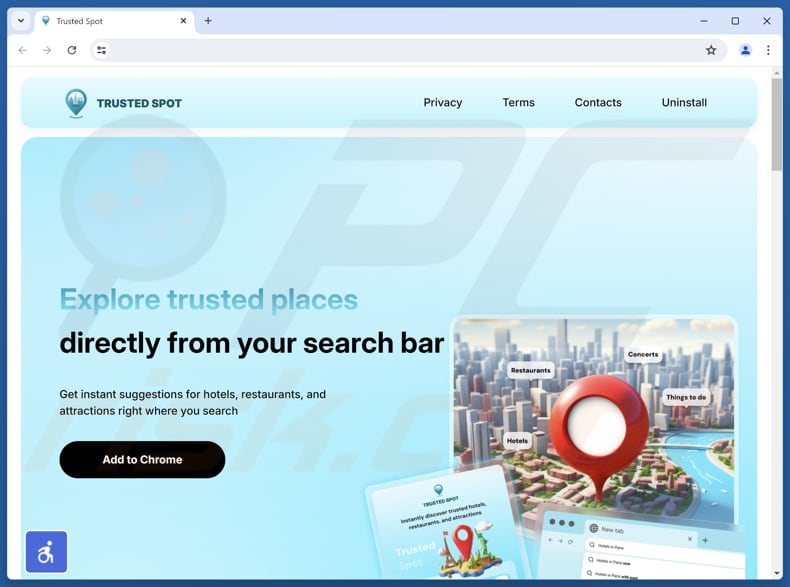 trustedspotsearch.com Redirection Promotor 2