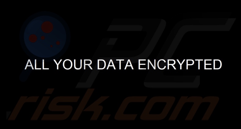 Black Shrantac ransomware Tapete