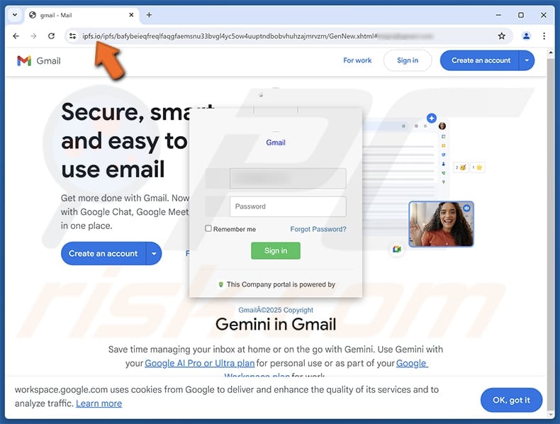 Download Your Invoice E-Mail Betrug gefälschte Website