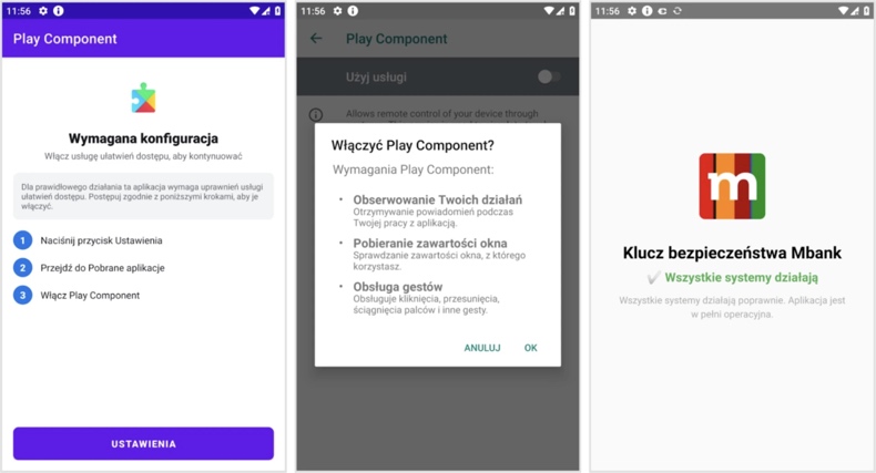 FvncBot Trojaner Schritte des Barrierefreiheitsdienstes
