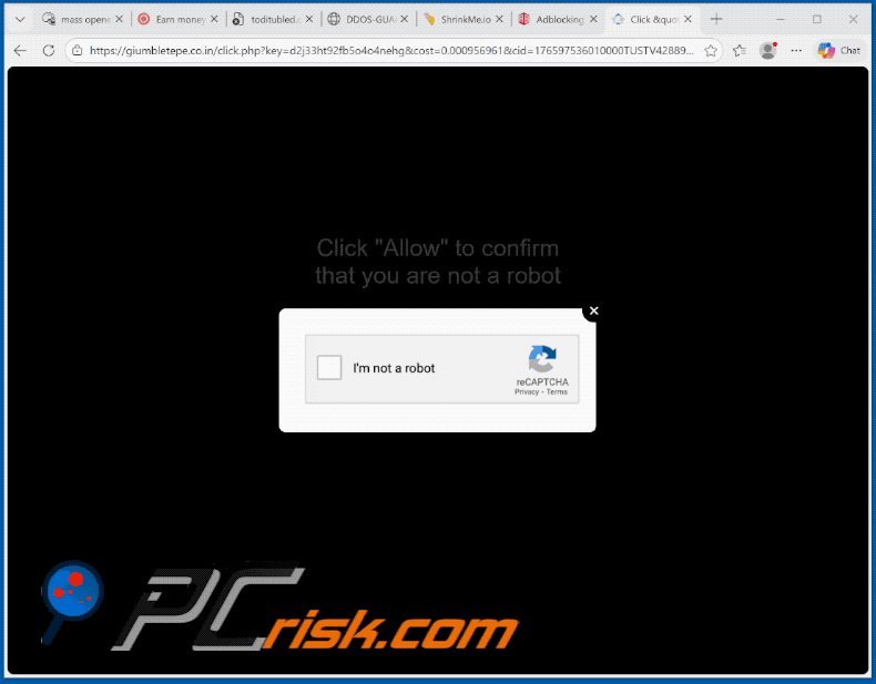 giumbletepe.co[.]in Website Erscheinungsbild (GIF)