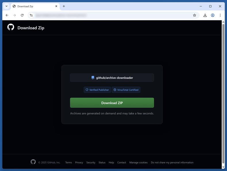 Eine gefälschte Github-Downloadseite für den BoryptGrab-Stealer, über die die Malware verbreitet wird (Quelle: trendmicro.com)