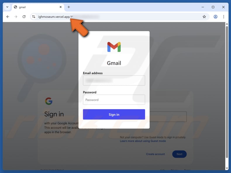 Pending Configuration Verification Email Betrug gefälschte Website