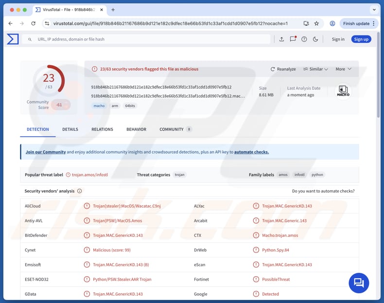 Infiniti Informationsdieb