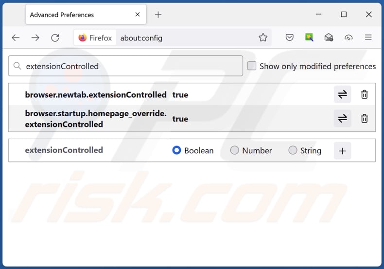 Entfernung von mightytechy.com aus der Mozilla Firefox Standardsuchmaschine