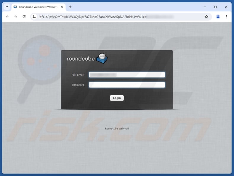 ICANN Client Error E-Mail-Betrug gefälschte Anmeldeseite