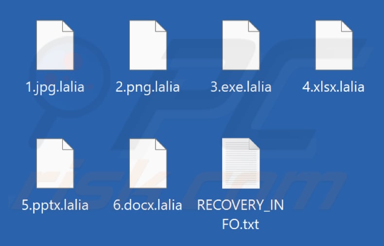 Von Lalia Ransomware verschlüsselte Dateien (.lalia-Erweiterung)