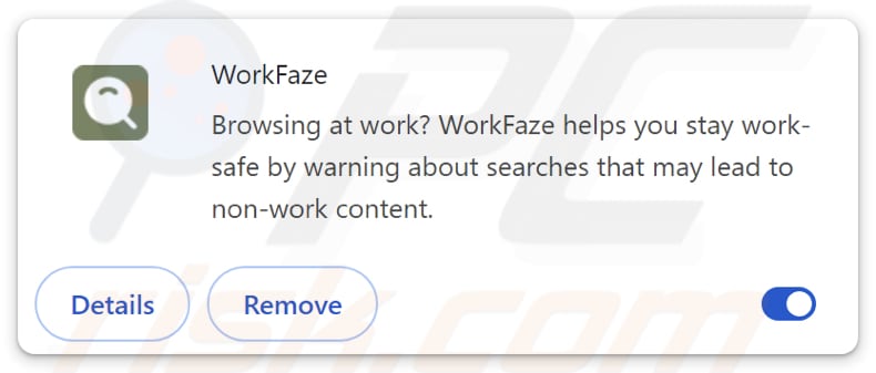 WorkFaze Browserentführer