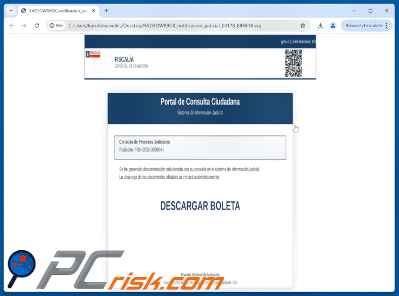 NexusRAT Malware Infektionskette