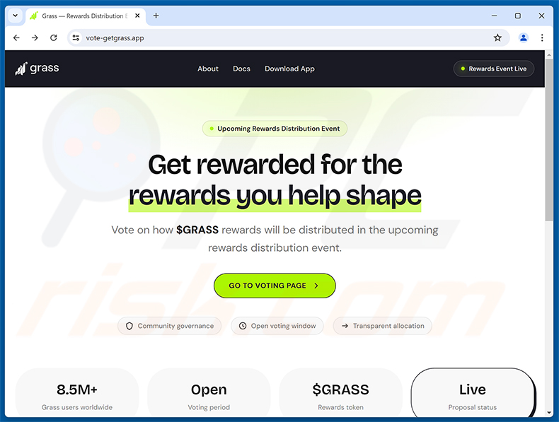 Grass Vote Rewards Betrug