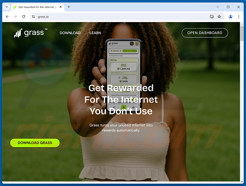 Grass Vote Rewards Betrug echte Website (grass.io)