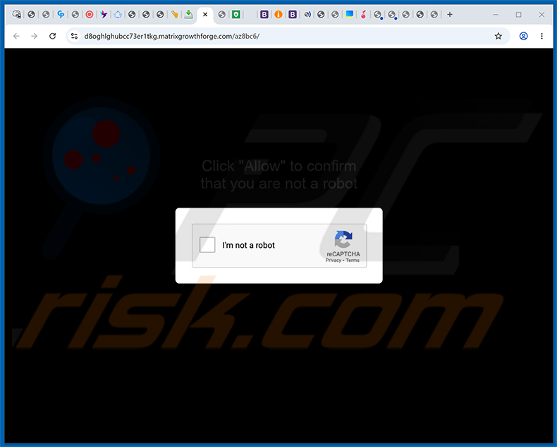 matrixgrowthforge[.]com Werbung