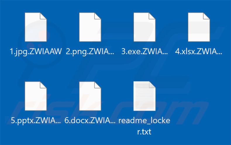 Durch die Payouts Kings-Ransomware verschlüsselte Dateien (.ZWIAAW-Erweiterung)