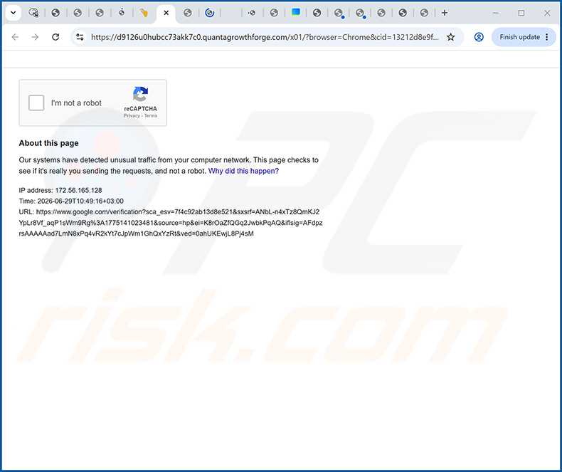 quantagrowthforge[.]com-Werbung