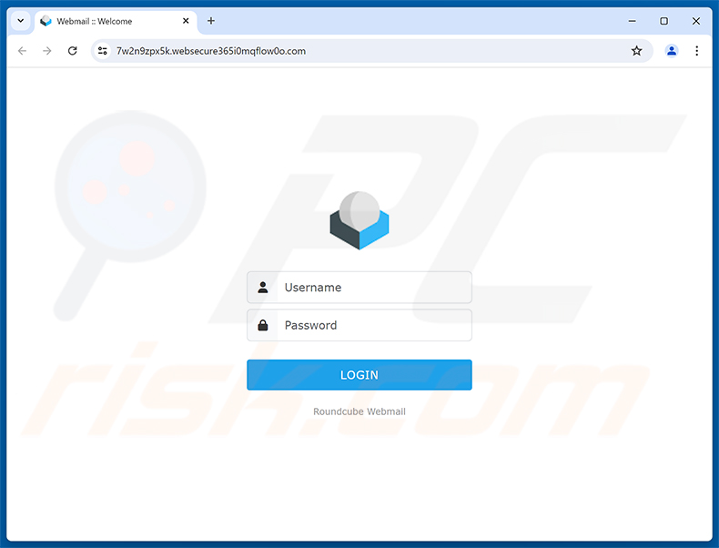 Routine Update Of User Database Phishing-Seite