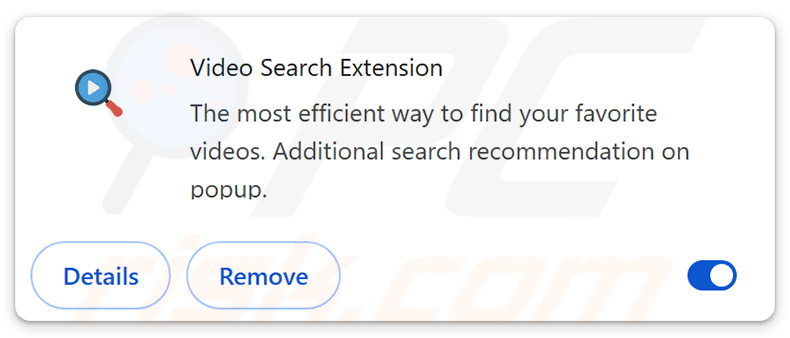 Video Search Extension (myvideolibrary.info) Browserentführer