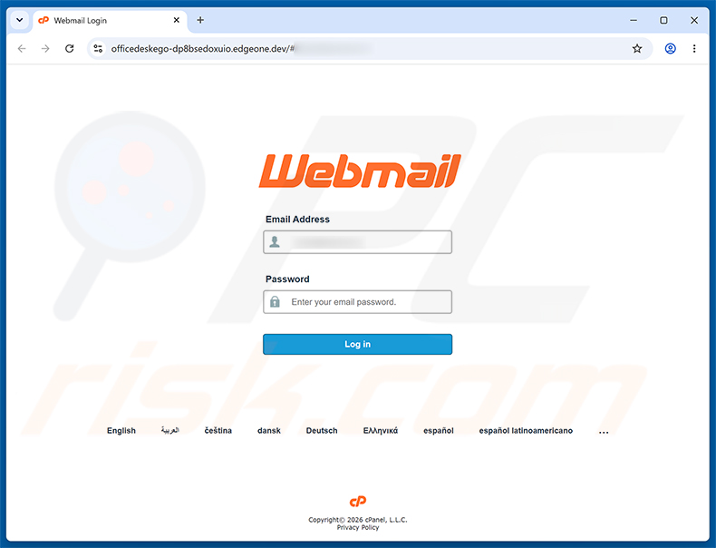 Your Payslip Is Available Phishing-Seite