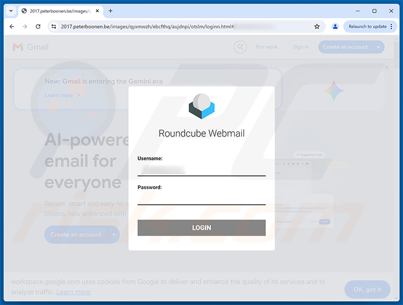 Confidential Messages Queued Phishing-Seite