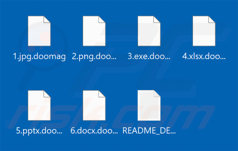 Durch die Doommageddon-Ransomware verschlüsselte Dateien (.doomag-Erweiterung)