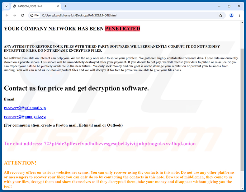 InterServer-Ransomware-Lösegeldforderung (RANSOM_NOTE.html)