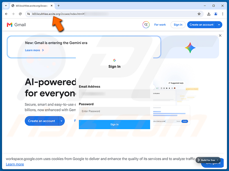 Proposal Evaluation Completed E-Mail-Betrug Phishing-Seite