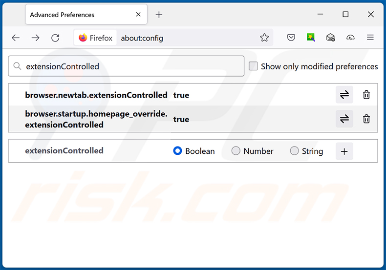 Entfernen von astridresearch.com aus der Mozilla Firefox-Standardsuchmaschine