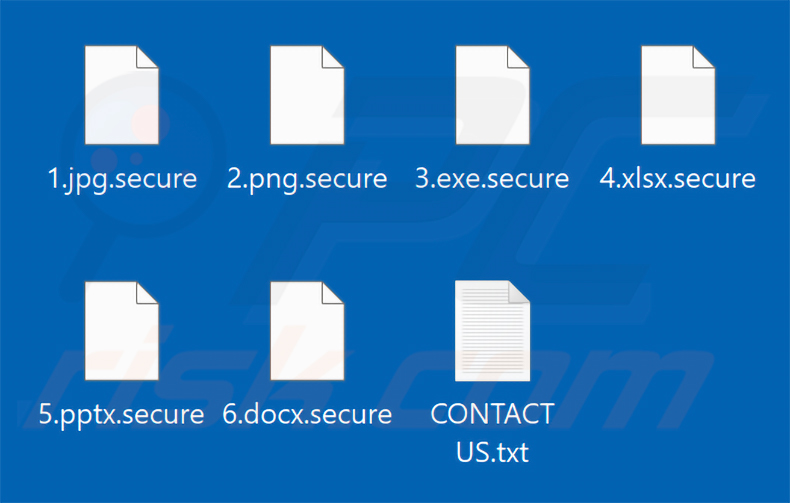 Von Fiasco Ransomware verschlüsselte Dateien (.secure-Erweiterung)