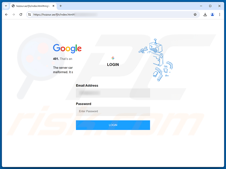 GreenState Credit Union Transfer Received E-Mail-Betrug Phishing-Seite