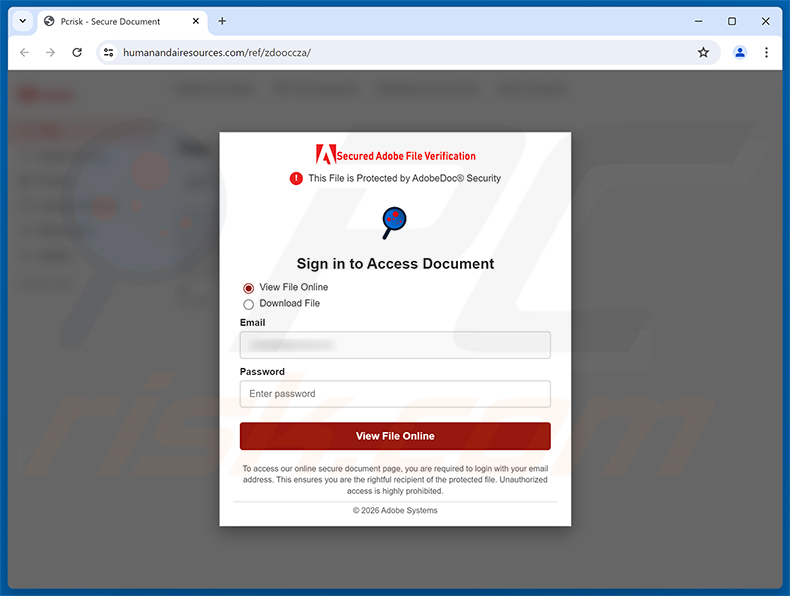 Document Has Been Shared You Via Dropbox E-Mail-Betrug Phishing-Seite